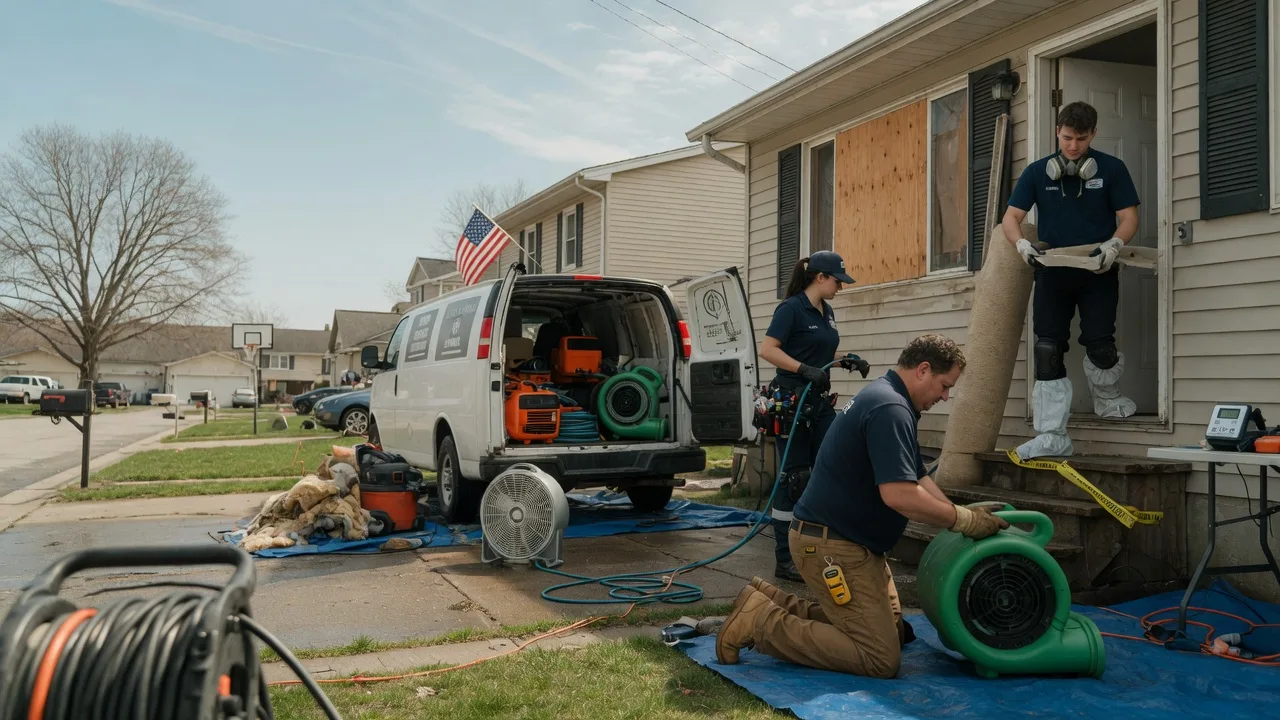 Water Damage Restoration in Bardolph, IL near me